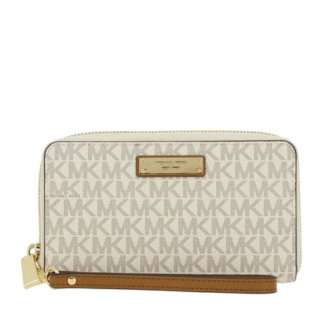 michael kors wallet yellow|Michael Kors monogram wallet.